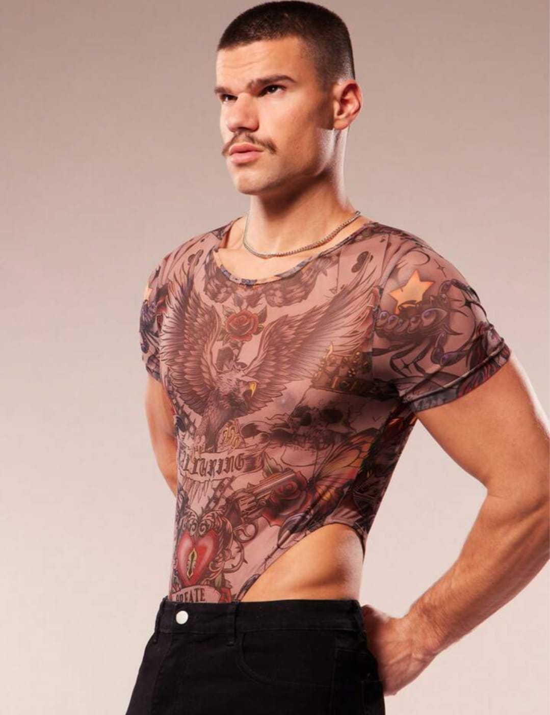 Rebel Ink Graphic Bodysuit